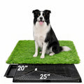 25" x 20" Artificial Grass Dog Potty Training Pad with Tray D990