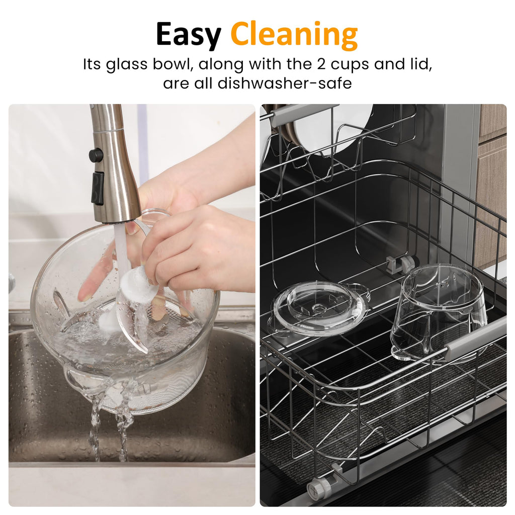 4-in-1 Electric Food Chopper & Small Food Processor M15245