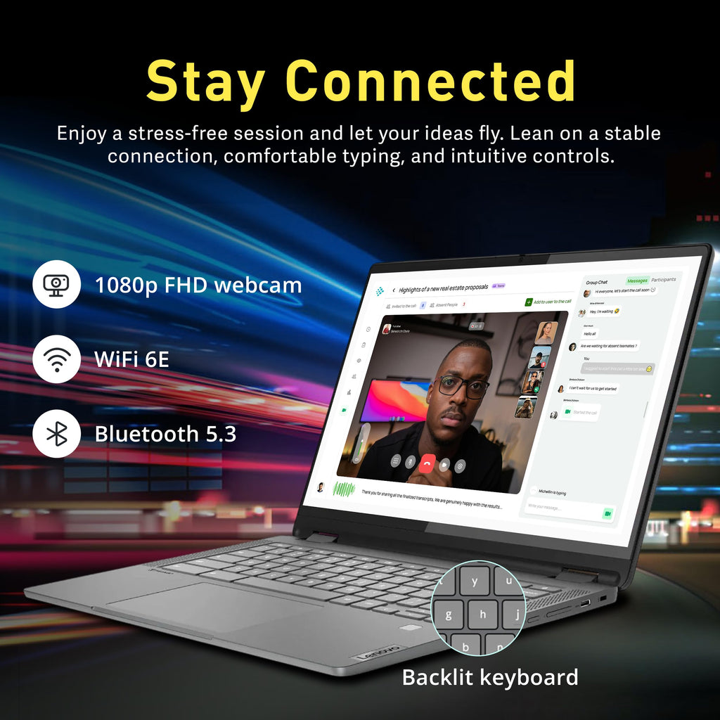 14" WUXGA Touchscreen 2-in-1 Chromebook, Intel Core i5, 8GB, 1.25TB Storage, Gray O812