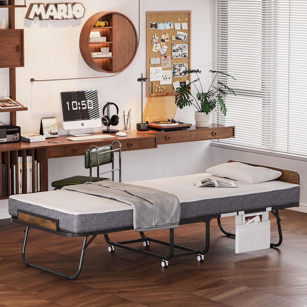 Folding Bed with 5" Mattress Cot Size P728
