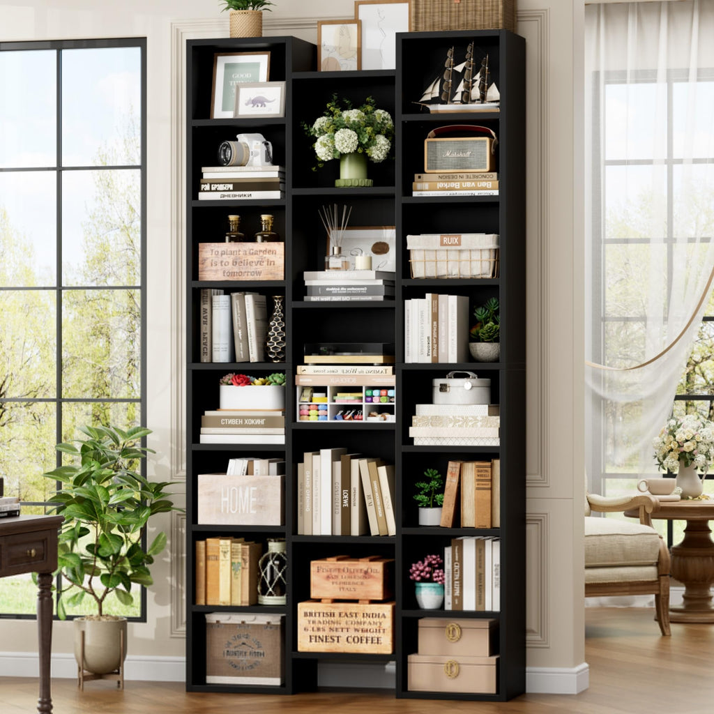 71'' H Black 21 Cube Bookshelf T927099