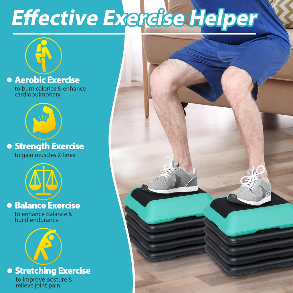 Adjustable Height Aerobic Step Platform B30422