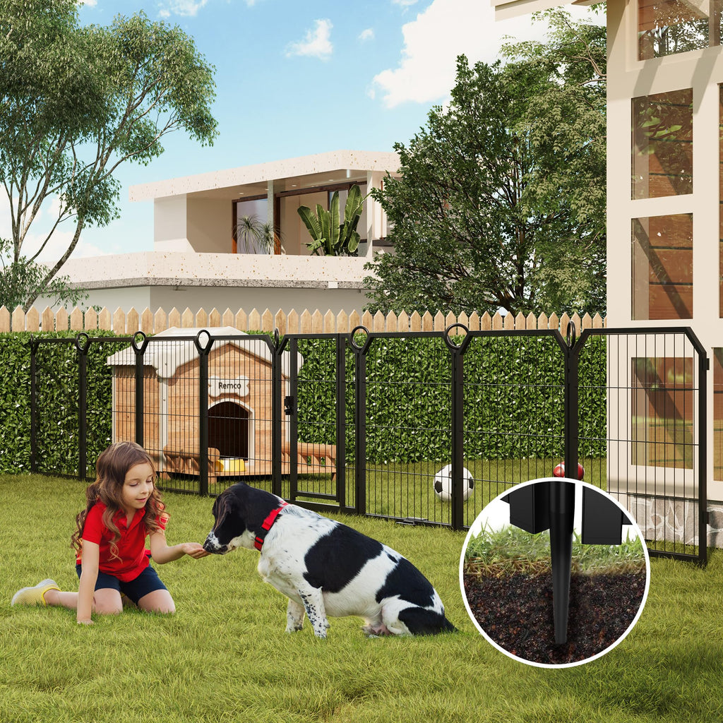 32 Inch 16 Panel Metal Dog Playpen A113