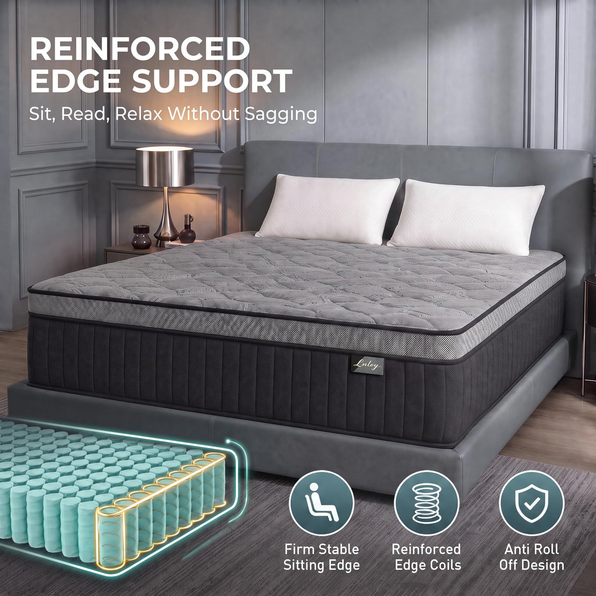 Full Size 12 Inch Hybrid Mattress F523